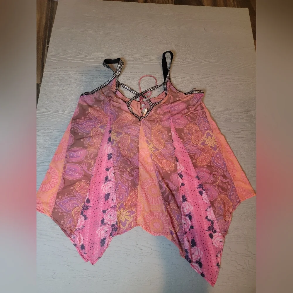 ♡Free People Intimately Blouse Size Large B-15